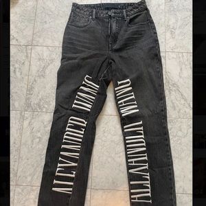 Alexander wang jeans sold out EVERYWHERE!